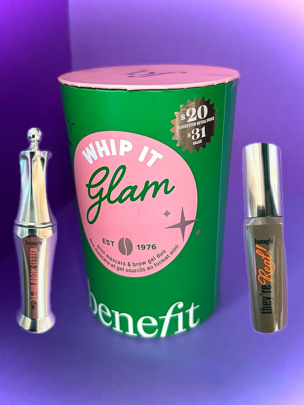 Benefit Cosmetics Whip It Glam! Mini Mascara and Brow Duo